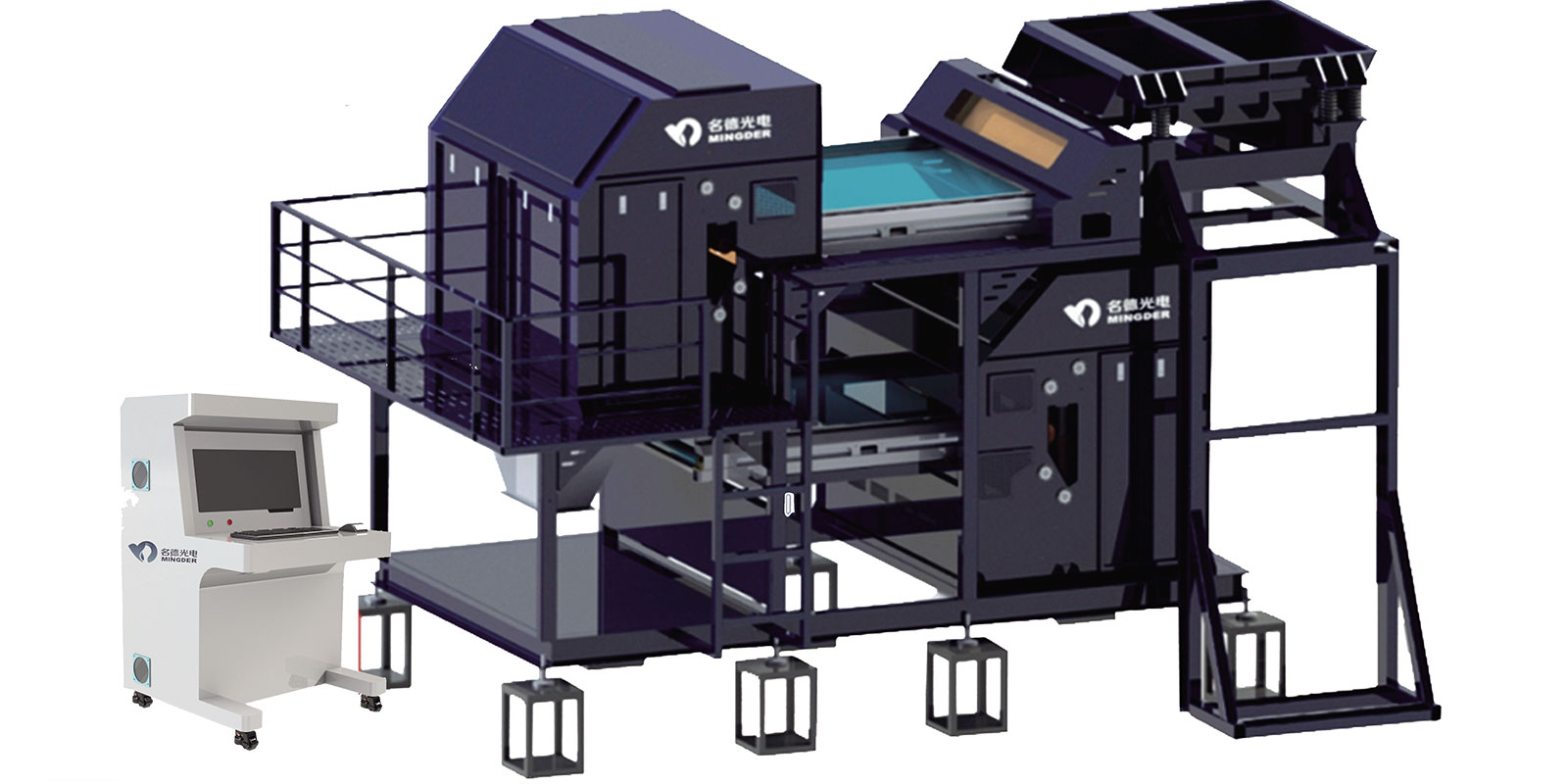 Application and Advantages of MINGDE AI Sorter in Non-metallic Ores